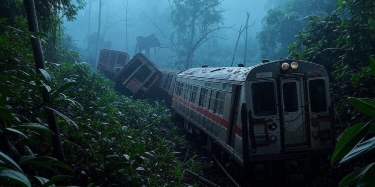 Sri Lanka : Collision Tragique Train-Éléphants Fait 6 Morts - Viral Mag Accident inédit au Sri Lanka un train déraille après avoir percuté des éléphants 6 morts tensions hommes animaux en hausse Que faire Viral Mag