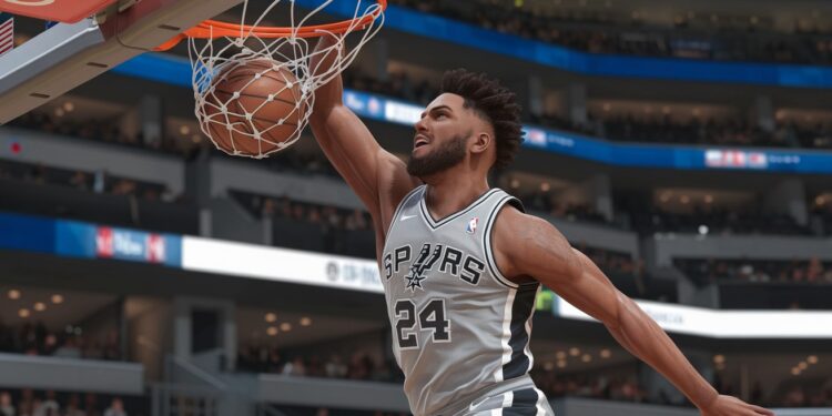 Stephon Castle, la pépite des Spurs aux côtés de Wembanyama - Viral Mag Rookie des Spurs et coéquipier de Victor Wembanyama Stephon Castle brille de mille feux au All Star Weekend grâce à ses qualités athlétiques exceptionnelles   Viral Mag