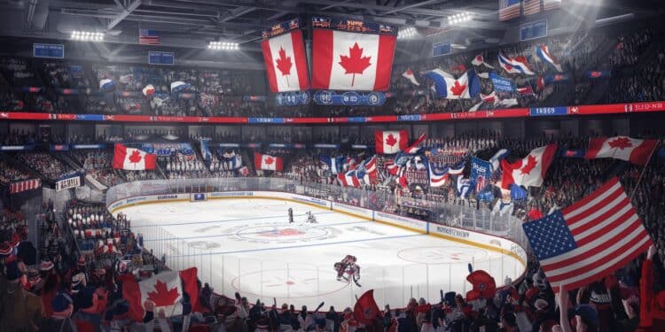 Tensions canado-américaines : le hockey sur glace s’invite dans le débat - Viral Mag Le match de hockey Canada USA cristallise les tensions diplomatiques Les supporters canadiens huent lhymne américain suite aux propos de Trump Viral Mag