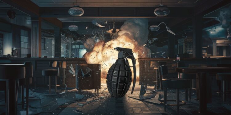 Une attaque sans précédent à la grenade dans un bar de Grenoble choque la France Le ministre de lIntérieur promet de retrouver le coupable Les détails   Viral Mag