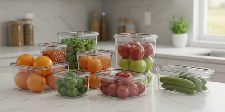 8 Contenants Alimentaires pour Garder Vos Produits Frais - Viral Mag Découvrez les meilleurs contenants pour conserver vos fruits et légumes frais plus longtemps Économisez et savourez les secrets révélés ici Viral Mag