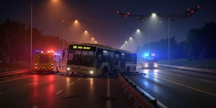 Un tragique accident de bus près de Johannesburg fait 16 morts et des dizaines de blessés Que sest il passé sur cette autoroute  Découvrez les détails    Viral Mag