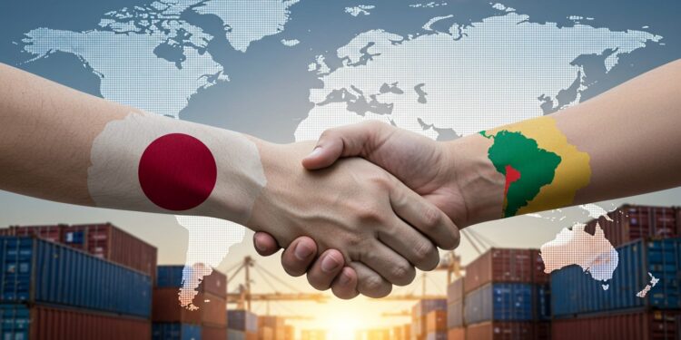 Accord Japon-Mercosur : Réponse au Protectionnisme de Trump - Viral Mag 26032025 Le Brésil et le Japon défient le protectionnisme de Trump avec un accord économique audacieux Quels bénéfices pour le Mercosur La suite va vous surprendre Viral Mag