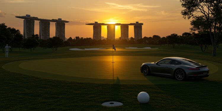 Adrien Saddier Brille au Porsche Singapour Classic 2025 - Viral Mag 23032025 Un Français frôle la victoire à Singapour Suspense birdies et podium que sest il passé au Porsche Singapour Classic Cliquez pour le découvrir Viral Mag