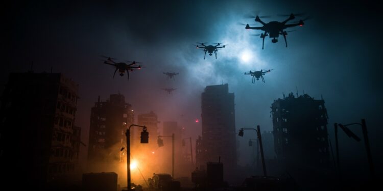 Attaques de Drones : Ukraine et Russie en Conflit - Viral Mag Des dizaines de drones frappent lUkraine et la Russie 6 blessés pannes massives Une trêve possible Découvrez les détails choc Viral Mag