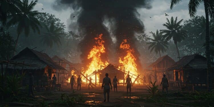 Birmanie : Une Frappe Meurtrière Ravive les Tensions - Viral Mag Découvrez comment une frappe aérienne en Birmanie a tué 12 personnes ravivant les tensions dans un pays en crise depuis 2021 Un récit poignant Viral Mag