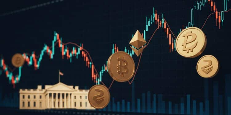 Bitcoin à 5 000 $ Après la Cumbre Crypto de Trump ? - Viral Mag Bitcoin pourrait bondir ou chuter de 5 000 $ après la cumbre crypto de Trump ETH et SOL en alerte volatilité en vue ce week end Viral Mag