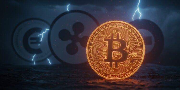 Bitcoin à 82 000 $ : Les Cryptos en Folie en 2025 - Viral Mag Bitcoin frôle les 82 000 $ la SEC freine les ETF XRP et DOGE que réserve 2025 aux cryptos Découvrez les dernières actus palpitantes Viral Mag