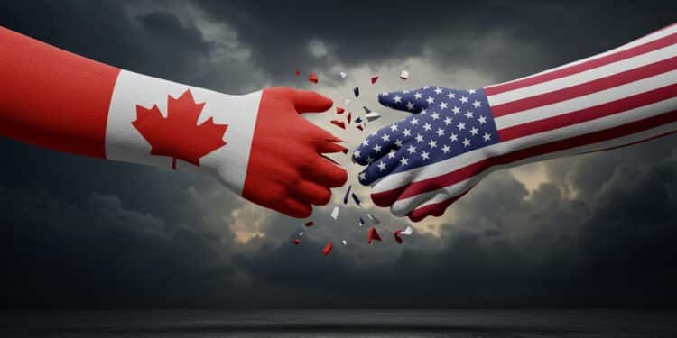 Canada-USA : La Fin d’une Coopération Historique ? - Viral Mag Le Canada rompt avec les USA fin de la coopération et guerre commerciale en vue Découvrez les dessous de cette crise Viral Mag