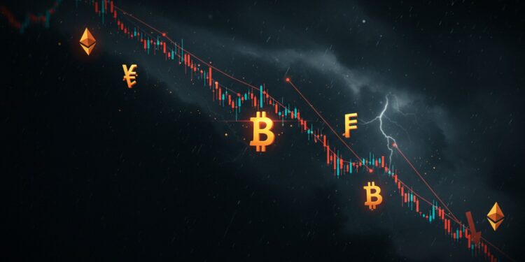 Chute des Cryptomonnaies : Que Révèle la Baisse de 4,5 % ? - Viral Mag Le marché crypto plonge de 45 Bitcoin Ethereum et autres en chute libre Quelles causes Quels impacts Découvrez lanalyse choc Viral Mag