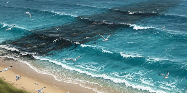 Collision en Mer du Nord : Risques de Pollution Décryptés - Viral Mag Collision en mer du Nord kérosène faune menacée risque de marée noire Quels dangers pour lenvironnement Découvrez les enjeux Viral Mag