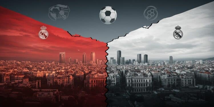 Comment Madrid Se Divise Lors du Derby Real-Atlético - Viral Mag Découvrez comment les quartiers de Madrid se déchirent entre Real et Atlético lors du derby Une rivalité historique décryptée    Viral Mag