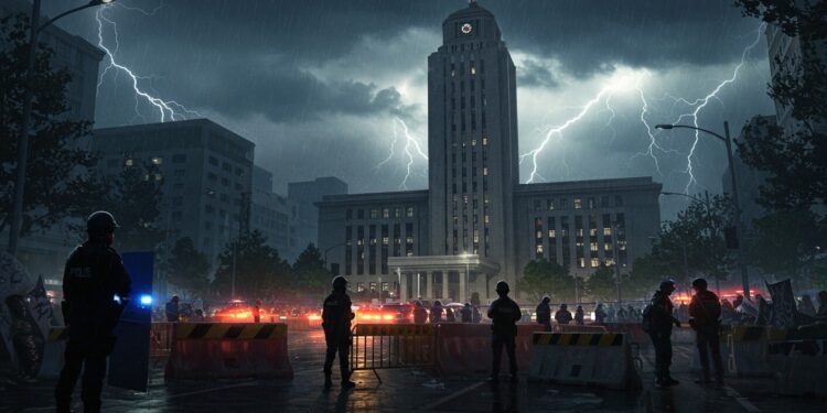 Corée du Sud : Chaos Autour du Verdict de Yoon Suk Yeol - Viral Mag Décision imminente sur la destitution de Yoon Suk Yeol tensions barricades et loi martiale secouent Séoul Que va t il se passer Viral Mag