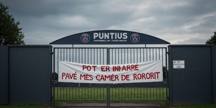 Crise à Reims : Les Supporters Poussent un Cri d’Alarme - Viral Mag Reims au bord du gouffre une banderole choc des supporters secoue le club Une série noire historique en Ligue 1 en vue Viral Mag