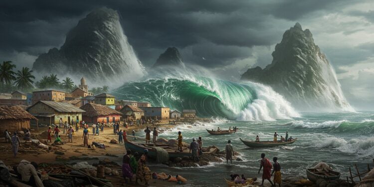 Crise au Ghana : Vagues Dévastatrices Submergent le Sud - Viral Mag Des vagues géantes ravagent le sud du Ghana déplaçant des milliers dhabitants État durgence déclaré que fait le gouvernement Viral Mag
