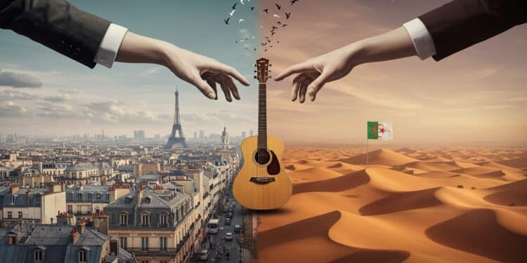 Crise Franco-Algérienne : Une Artiste Plaide pour le Dialogue - Viral Mag Une artiste franco algérienne brise le silence sur la crise Paris Alger Découvrez son cri pour la paix et la liberté dexpression Viral Mag