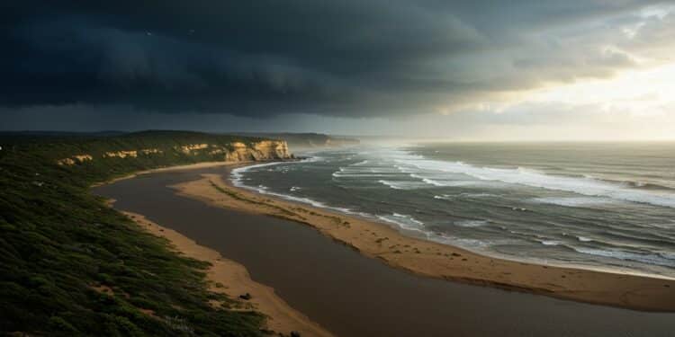 Découvrez comment le cyclone Alfred devenu dépression tropicale menace lAustralie avec des inondations majeures Un récit captivant    Viral Mag