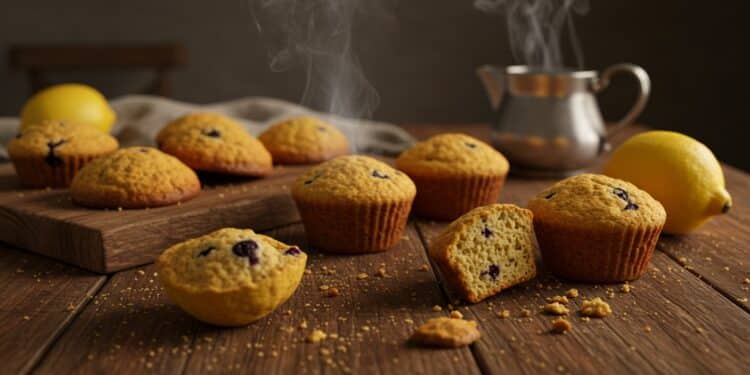 Découvrez les Cookies Muffins Citron-Myrtilles Irrésistibles - Viral Mag Envie dun dessert original Les cookies muffins citron myrtilles mêlent moelleux et croustillant Recette et astuces pour un goût unique Viral Mag