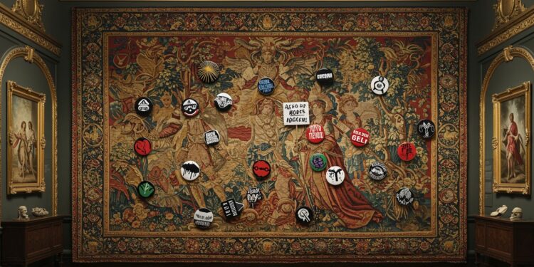 Délires de Grandeur : L’Artiste qui Réinvente un Musée - Viral Mag 25032025 Un artiste audacieux réinvente un musée londonien avec 40 œuvres inédites Entre travestissement et critique sociale que cache cette expo Viral Mag