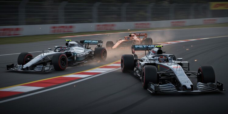 Départ GP de Chine 2025 : Les Moments Clés Décryptés - Viral Mag 24032025 Un départ tendu au GP de Chine 2025 une défense osée un choc évité de justesse et une erreur coûteuse Quels pilotes ont brillé ou sombré Cliquez pour le savoir Viral Mag