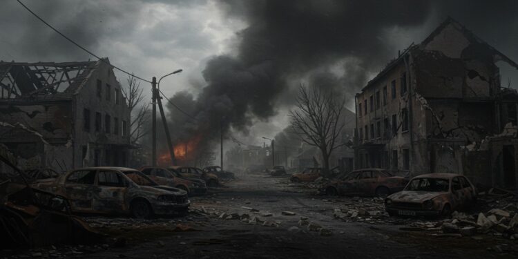 Voitures brûlées rues dévastées  Dobropillia Ukraine vit l horreur des missiles russes Découvrez le récit glaçant des survivants    Viral Mag