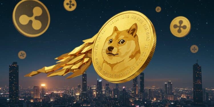 Dogecoin Explose : Le Rally des Cryptos en 2025 - Viral Mag 25032025 Dogecoin grimpe de 7 et devance Bitcoin Les cryptos senvolent en 2025 grâce aux arancels doux et à la Fed Que va t il se passer ensuite Viral Mag