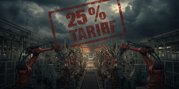 Droits de Douane Américains : Menace sur l’Automobile Européenne - Viral Mag Les droits de douane US de 275 sur les voitures étrangères inquiètent lEurope Riposte en vue Découvrez limpact économique imminent Viral Mag