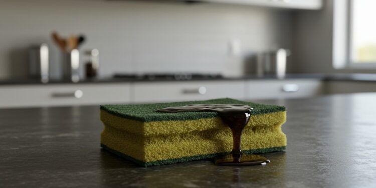Éponge de Cuisine : Faut-Il Vraiment la Jeter Plus Souvent ? - Viral Mag Découvrez pourquoi votre éponge de cuisine pourrait être un nid à bactéries et quand la remplacer pour une cuisine saine Viral Mag
