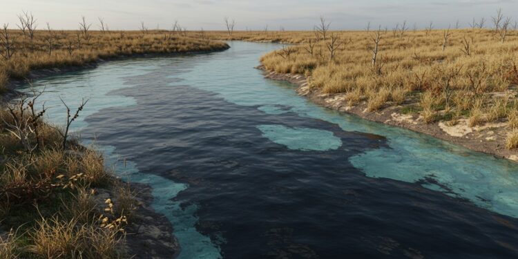Équateur : Une Marée Noire Menace Rivières et Habitants - Viral Mag 18032025 Une fuite de pétrole ravage les rivières en Équateur laissant 500 000 personnes sans eau La vie aquatique disparaît la pêche seffondre jusquoù ira ce désastre Viral Mag