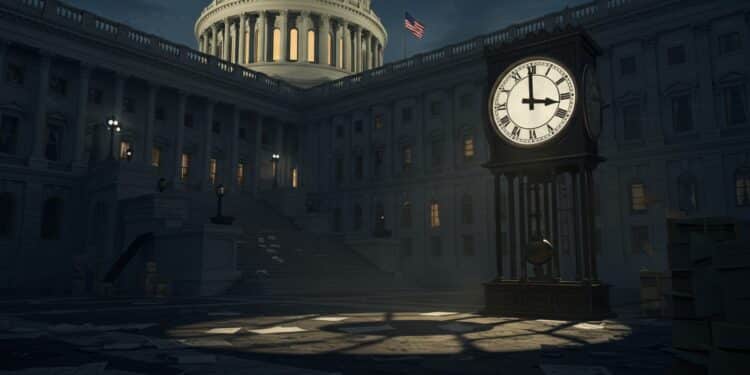 Éviter le Shutdown : Le Congrès Américain sous Pression - Viral Mag Le Congrès joue gros pour éviter une paralysie budgétaire avant vendredi Trump pousse les tensions montent que va t il se passer Viral Mag