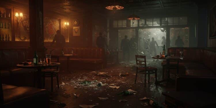 Une fusillade choquante à Toronto fait 12 blessés dans un bar Suspects masqués en fuite scène de crime indescriptible Que sest il passé    Viral Mag