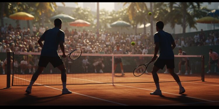 Gaël Monfils Contre Sebastian Korda : Duel Épique à Miami - Viral Mag 25032025 Un Français face à une étoile montante américaine à Miami qui sortira vainqueur de ce duel tendu Les paris sont lancés suspense garanti Viral Mag