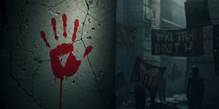 La Corruption Tue : Révolte des Jeunes dans les Balkans - Viral Mag 25032025 Dans les Balkans les jeunes crient la corruption tue après des tragédies évitables Une main rouge sang mène leur révolte jusquoù ira leur combat Viral Mag