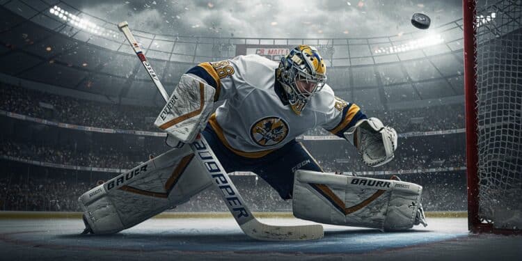 Un arrêt incroyable en NHL fait le buzz  Découvrez ce geste fou qui a enflammé les fans et marqué lhistoire du hockey   Viral Mag