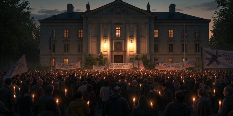 À Kiev des Ukrainiens exigent le retour des prisonniers de guerre devant lambassade US Que se passe t il vraiment  Découvrez leur combat poignant    Viral Mag