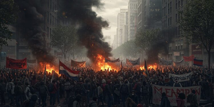 Manifestations en Israël : Crise Politique ou Chaos Démocratique ? - Viral Mag Israël secoué par des manifestations le Premier ministre dénonce lopposition Démocratie en péril ou lutte de pouvoir Découvrez la crise Viral Mag