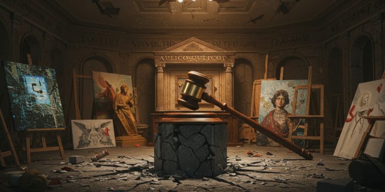 Le marché de lart seffondre en 2024 avec  335 Découvrez pourquoi les ventes chutent et comment lIA révolutionne ce secteur en crise    Viral Mag