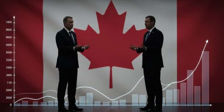 Mark Carney Rattrape Poilievre : Polymarket Bouleversé - Viral Mag Mark Carney nouveau PM canadien gagne du terrain sur Poilievre dans Polymarket Une remontée spectaculaire découvrez pourquoi Viral Mag