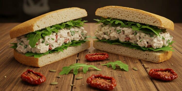 Marry Me Chicken Salad Sandwich : La Recette Qui Fait Craquer - Viral Mag Découvrez le Marry Me Chicken Salad Sandwich  une recette savoureuse et facile qui séduit tous les palais À tester absolument    Viral Mag