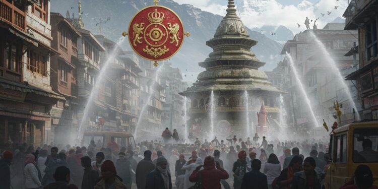 Népal : Le Retour de la Monarchie Fait Trembler la République - Viral Mag Émeutes à Katmandou la police réprime les pro monarchie La république vacille face à la colère populaire Que se passe t il au Népal Viral Mag