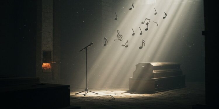 Obsèques Émouvantes : Un Chant Inoubliable pour une Actrice - Viral Mag Découvrez lhommage poignant dune fille à sa mère actrice lors dobsèques émouvantes marquées par un chant a cappella au crématorium Viral Mag
