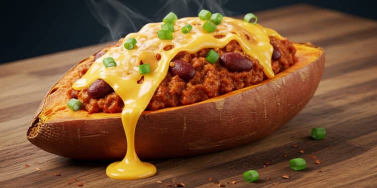 Découvrez une recette irrésistible de patates douces farcies au chili saine et rapide Un plat gourmand qui va épater vos papilles    Viral Mag