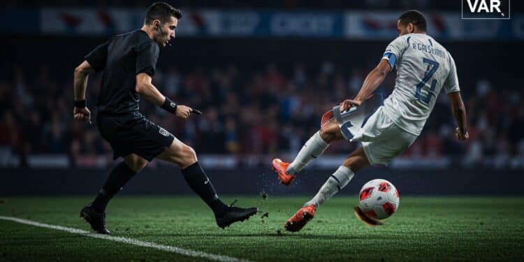 Lannulation dun tir au but en Ligue des Champions relance le débat sur la transparence de larbitrage Que sest il passé  Découvrez les détails choc    Viral Mag