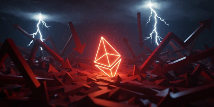 20032025   Les ETF Ether US perdent 358M$ en 11 jours malgré 245M$ dentrées nettes depuis juillet Le prix chute de 7  simple correction ou crise à venir    Viral Mag