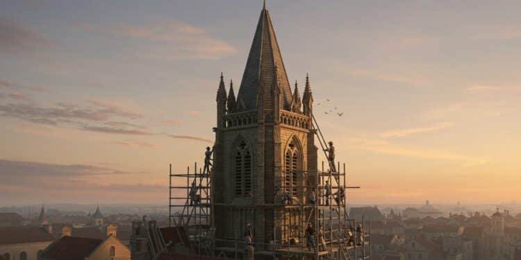 Découvrez le chantier de la flèche de Saint Denis un projet de 37M€ qui redonne vie à 180 ans dhistoire Fin prévue  2030    Viral Mag