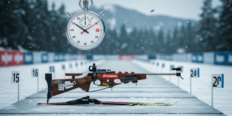 Record Biathlon : Il Tire Plus Vite Que Son Ombre ! - Viral Mag Découvrez lexploit incroyable dun biathlète norvégien qui a pulvérisé un record mondial en Coupe du monde Un tir fulgurant en 125 secondes Viral Mag