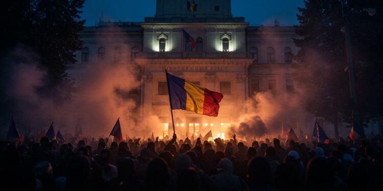 Roumanie : Crise Électorale et Colère Populaire - Viral Mag En Roumanie un candidat dextrême droite exclu déchaîne la foule Ingérence russe soutien US  que se passe t il vraiment    Viral Mag