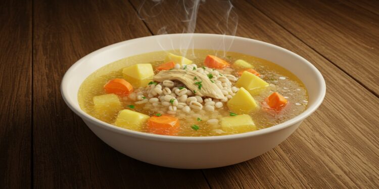 Découvrez une soupe de poulet Instant Pot savoureuse avec légumes racines et orge Facile saine et parfaite pour lhiver    Viral Mag