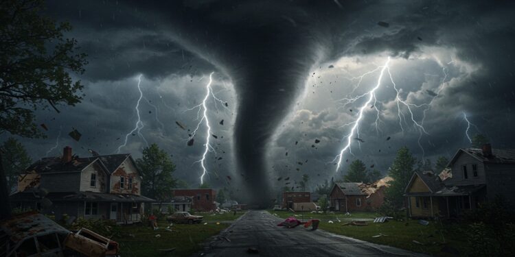 Tempêtes et Tornades Meurtrières aux USA : Bilan Alarmant - Viral Mag 27 morts tornades et tempêtes dévastent les USA Des foyers sans électricité des routes bloquées le chaos sinstalle Que réserve la suite Viral Mag