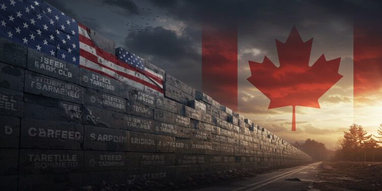 Trump Menace le Canada : Vers une Guerre Commerciale ? - Viral Mag Trump intensifie ses attaques contre le Canada avec des taxes et une idée folle  lannexion Guerre commerciale en vue    Viral Mag